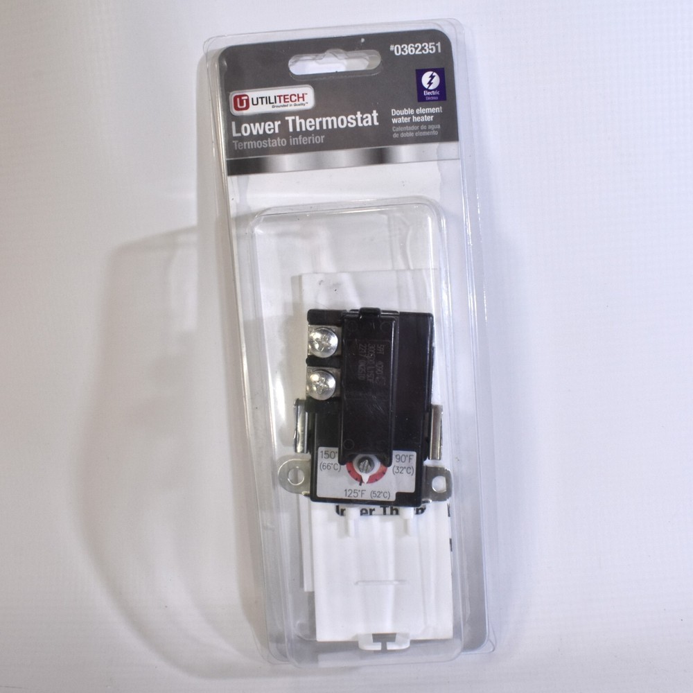 Utilitech Lower Thermostat 0362351 Double element Hot water heater