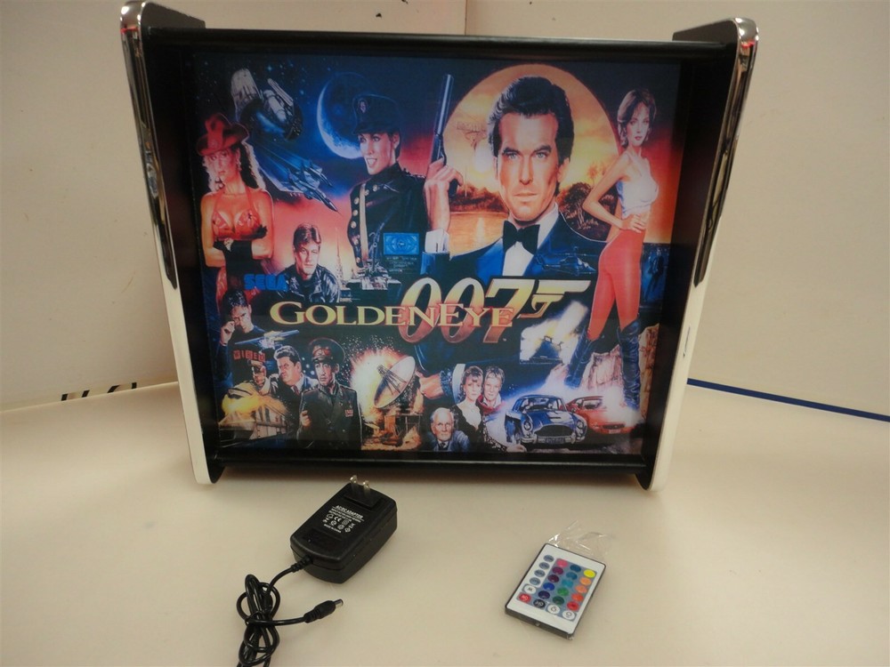 Goldeneye 007 Pinball Head LED Display light box