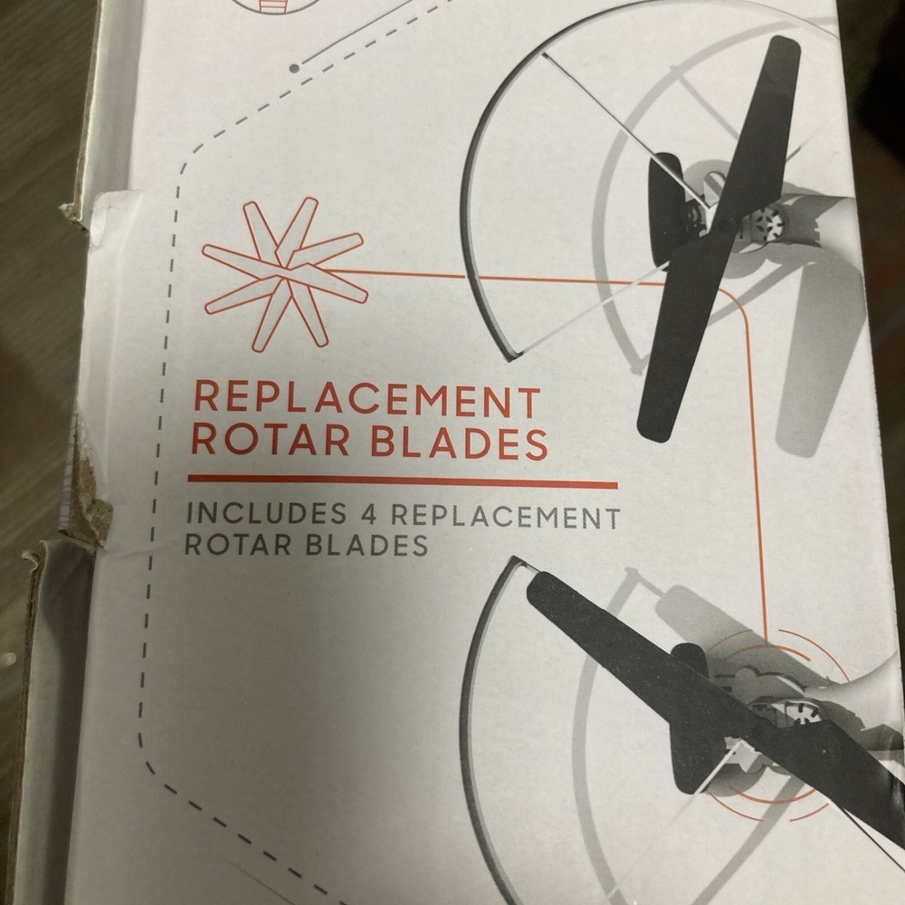 Sharper Image Fly + Drive 7" Drone Open Box Missing Charger