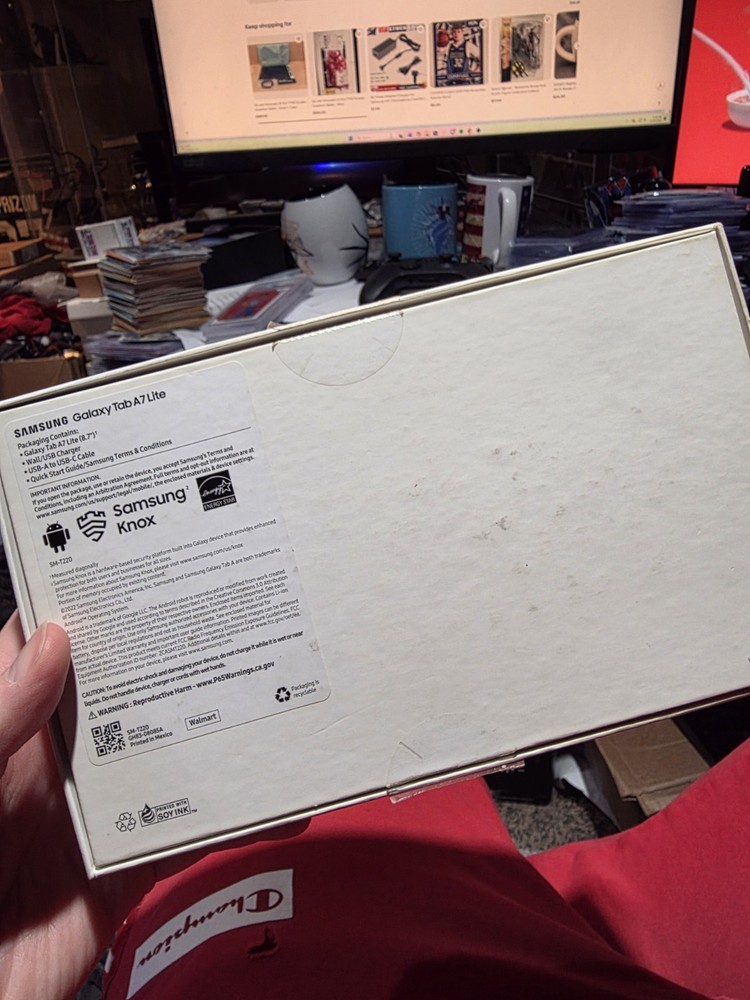 Samsung Galaxy Tab A7 Lite 8.7 " Empty BOX ONLY! Does Not Include Tab