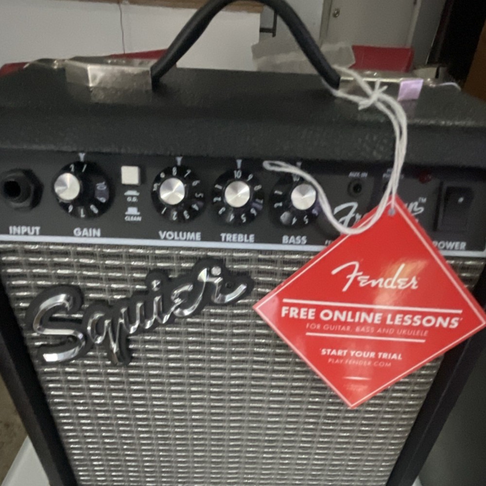 Squier Combo Solid State Amplifier for Electric Guitar Practice