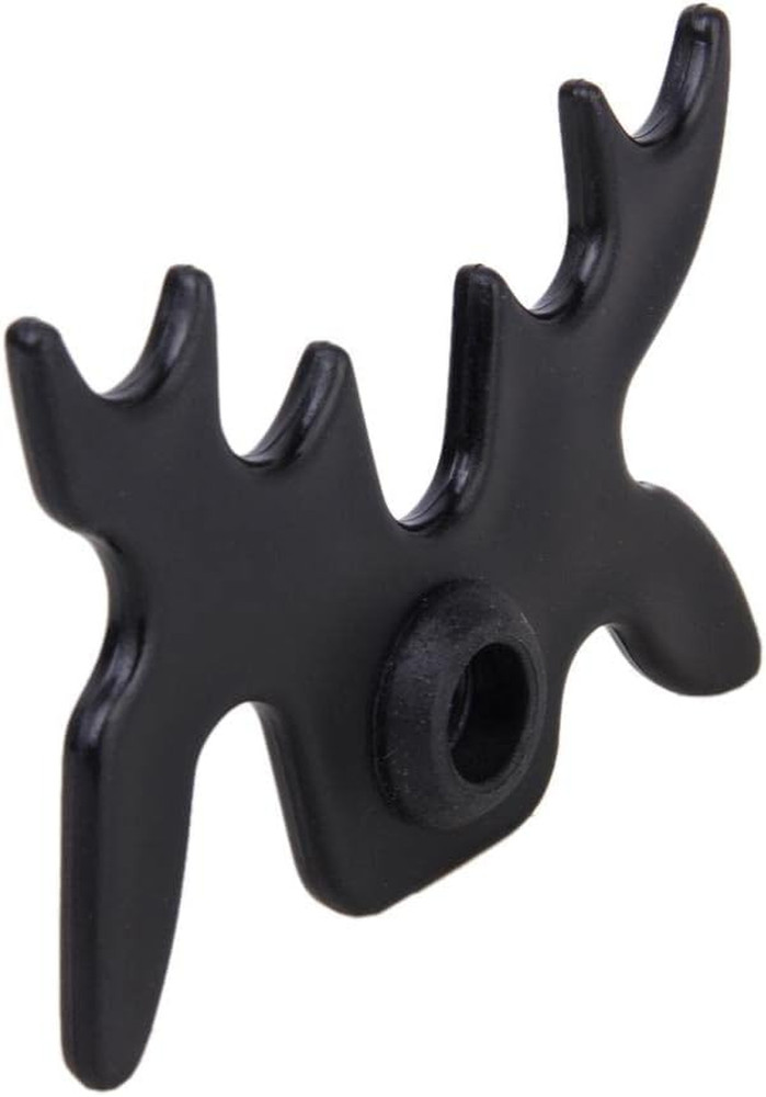 Billiard/Pool Cue Accessory: Slip-On/Portable Moosehead Bridge Head, Plastic , B