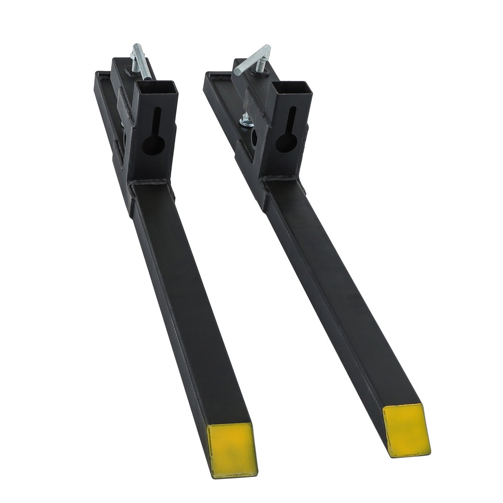 43" Clamp on Pallet Forks 2000lbs Heavy Duty Quick Attach Bucket Fork