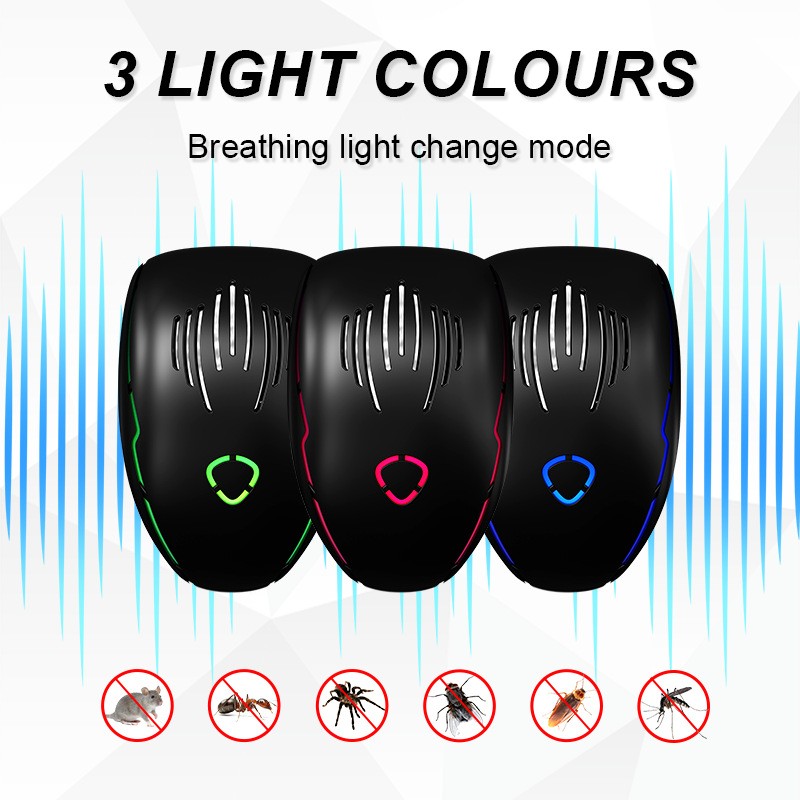 Control Electronic Repellent Ultrasonic Pest Repeller Mice Bug Rat Reject