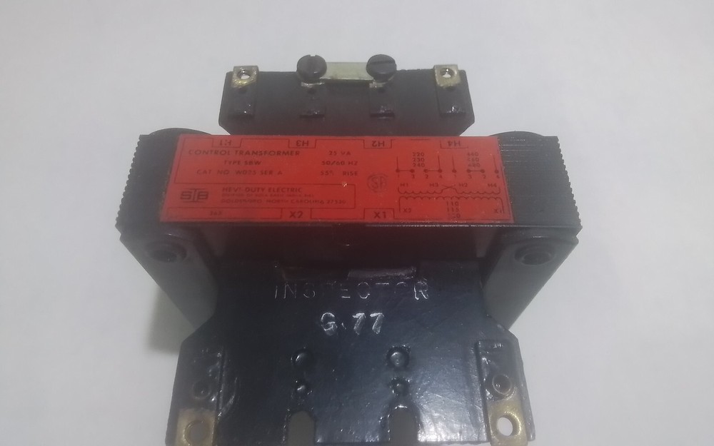 CONTROL TRANSFORMER SBW, W025 SER A (VT6)