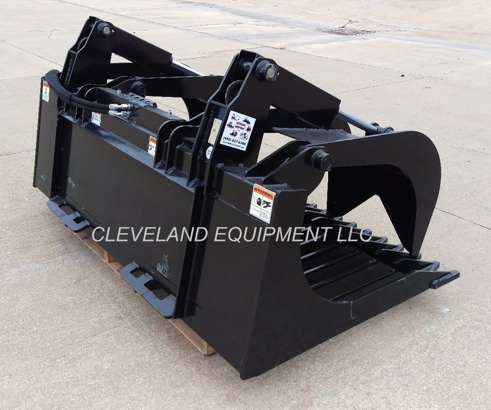 84" EXTREME-DUTY SKELETON ROCK GRAPPLE ATTACHMENT John Deere Skid-Steer Loader