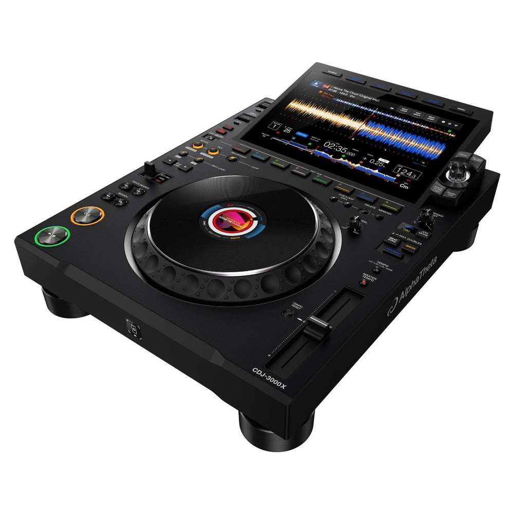 AlphaTheta CDJ-3000X High-Resolution Professional DJ Player