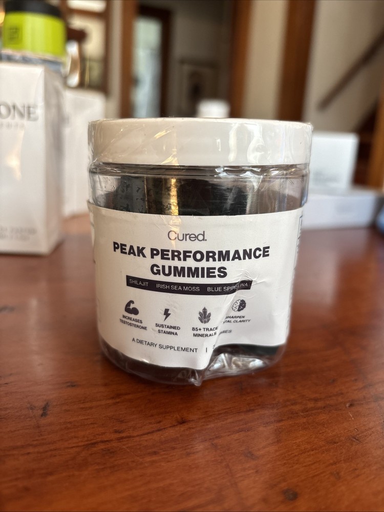 Cured Peak Performance Gummies 30 Gummies