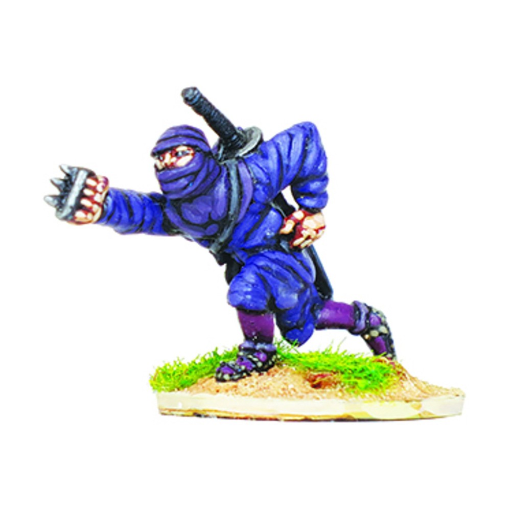 Dixon Samurai Mini 28mm Ninja w/Nekode, Thrusting Pack New