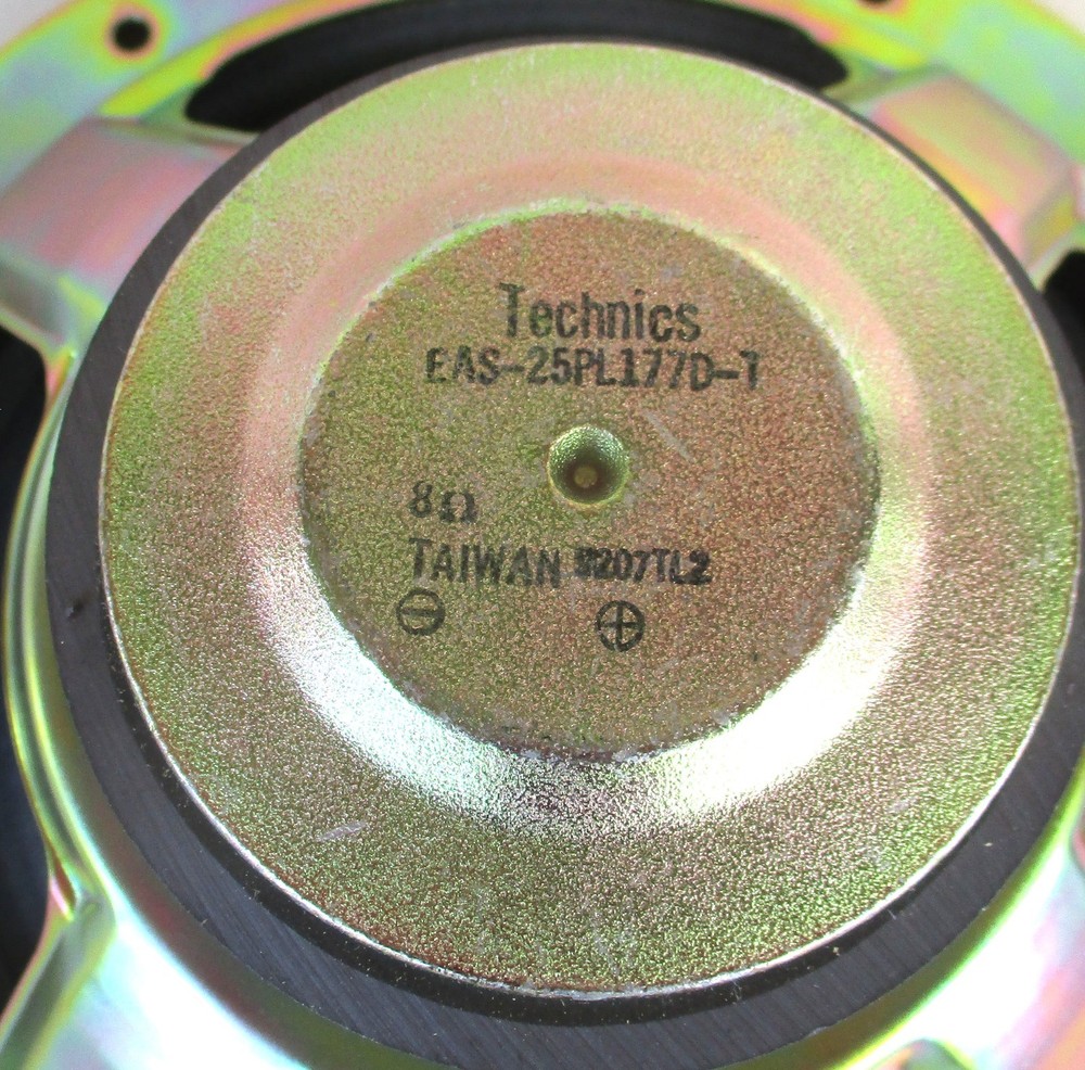 One Technics EAS25PL177D-T 8-Ohm 12" Woofer Speaker Tested