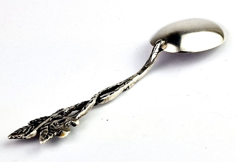 Spoon Spice Spoon Hildesheimer Rose 835 Silver C2