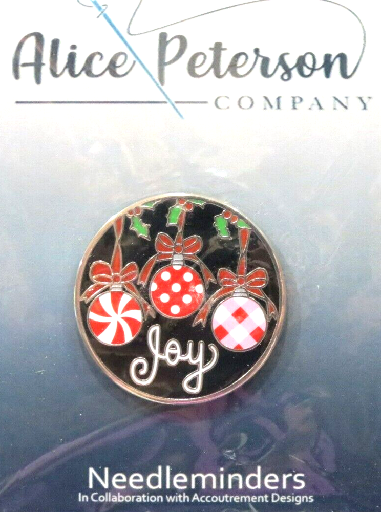 Alice Peterson Enamel Needle Minder - Joy