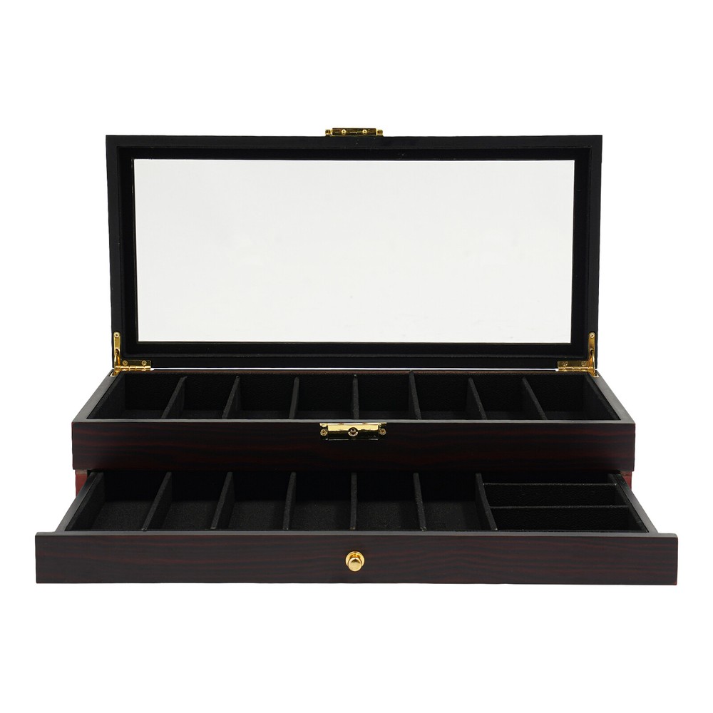 2-Tier Knife Display Case Organizer Knife Display Case Knife Storage Box
