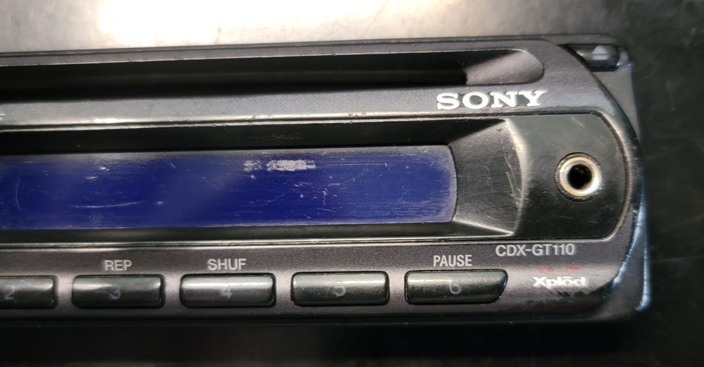 SONY CDX-GT110 FACEPLATE ONLY GENUINE FULLY TESTED