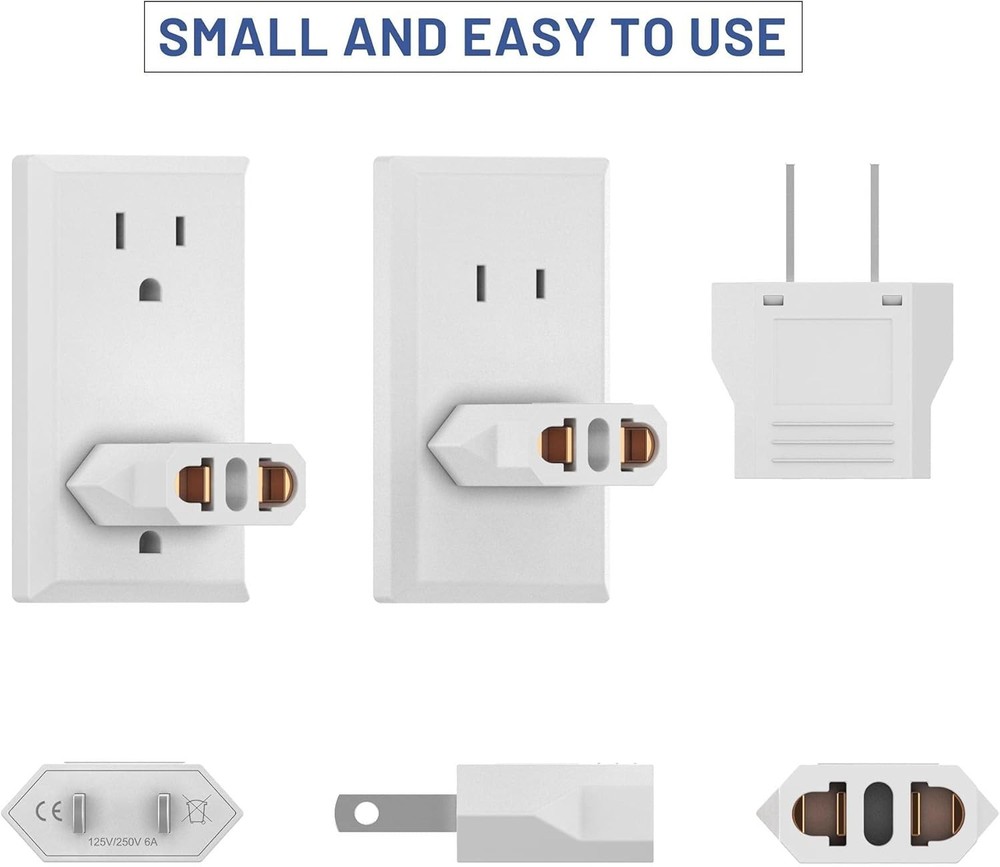 Fireproof to US Adapter - Secure, Efficient Travel Converter