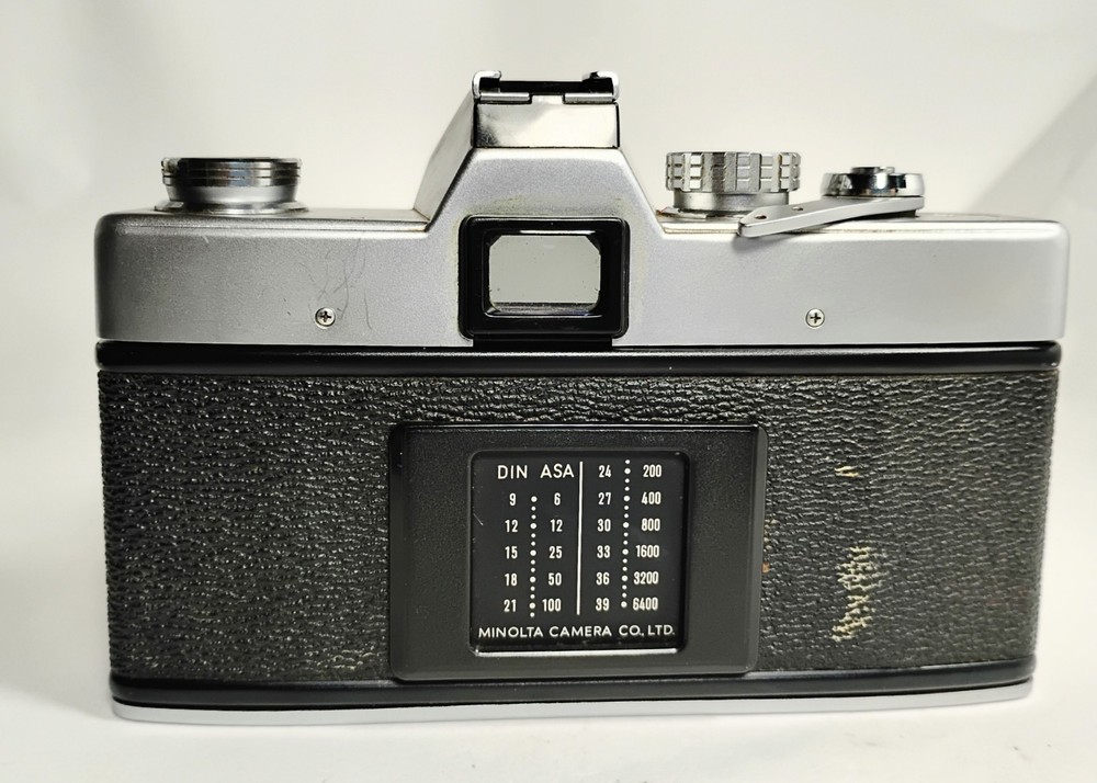 Minolta SRT 201 Camera Shutter Works Light Meter Untested Sell As-is No Return