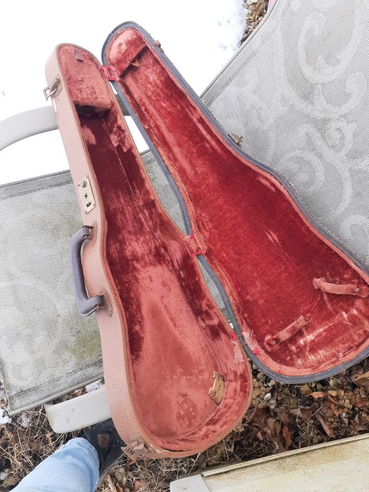 Old Antique Violin With Hard shell Case
