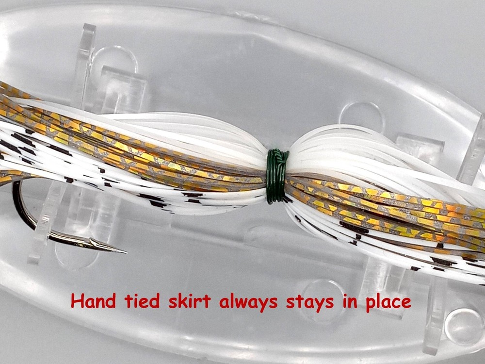 Custom Spinnerbait ~ Morning Dawn ~ 3.8 oz Double Willow