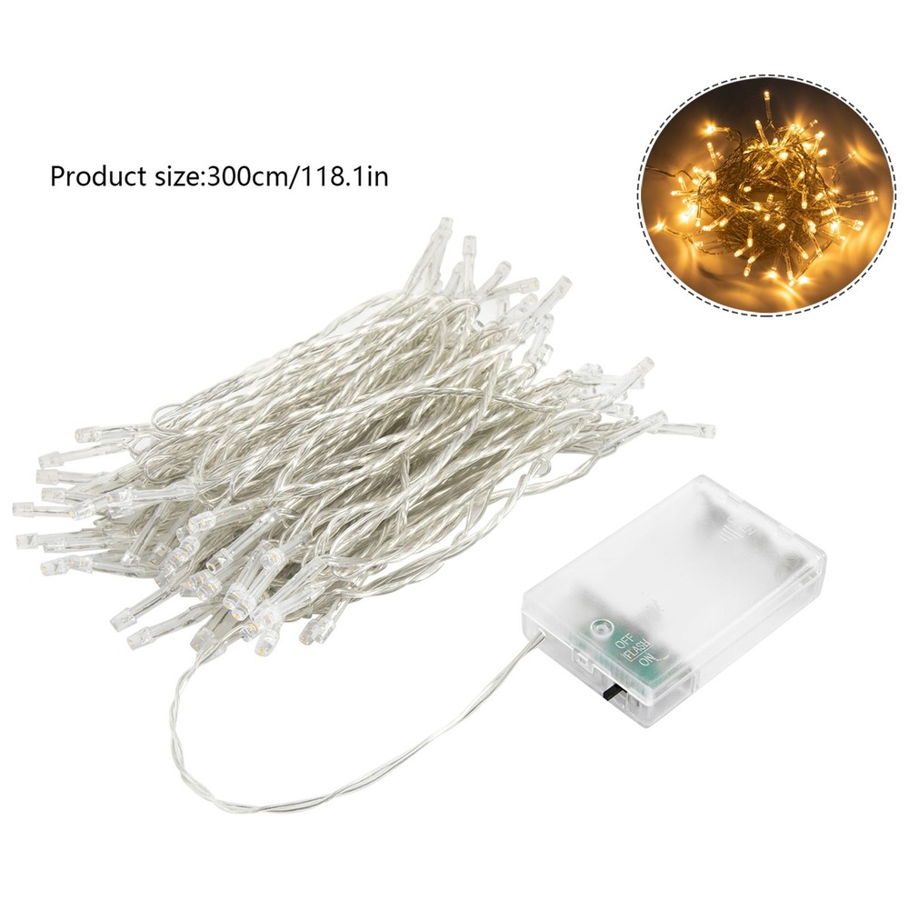 4.5V Decorative Light, 80 LED Beads String Light, Decorative Lamp W/ Controller