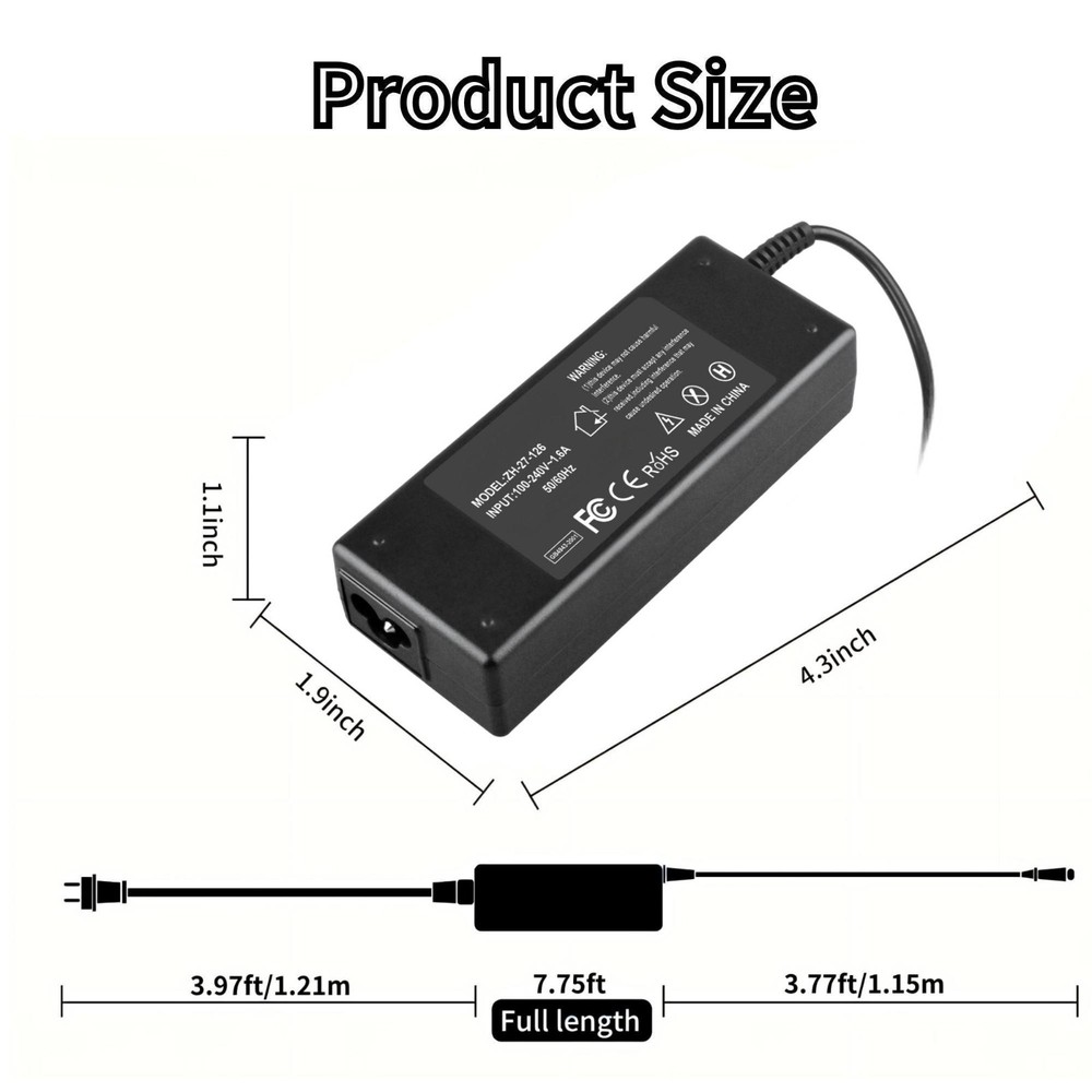 AC Adapter Power Supply for Nanlite LumiPad 25 LED Panel