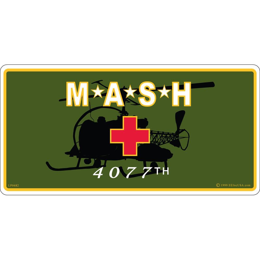 M*A*S*H 4077th Helicopter License Plate