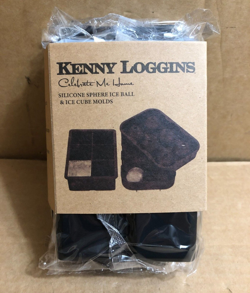 Kenny Loggins - Silicone Sphere Ice Ball & Ice Cube Mold Set **
