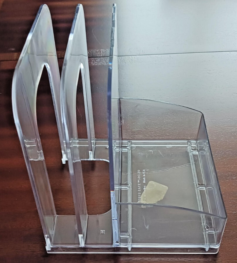 Small Acrylic Holder, Desktop Organization and File Holder