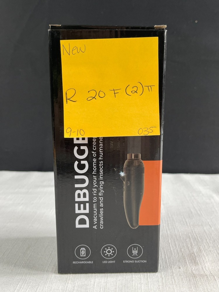 Felyne Black Debugger LED Light Strong Suction Rechargeable Spider Catcher