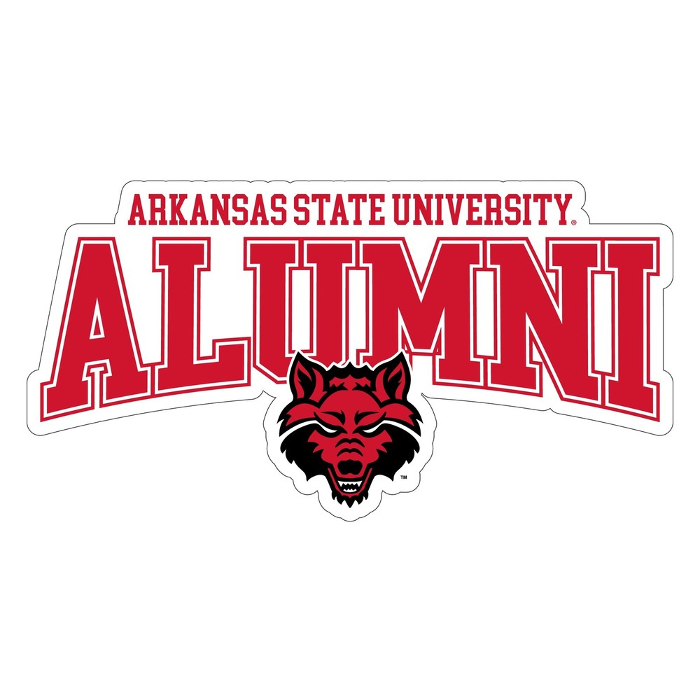 Arkansas State Laser Cut Alumni Vinyl Sticker/Magnet