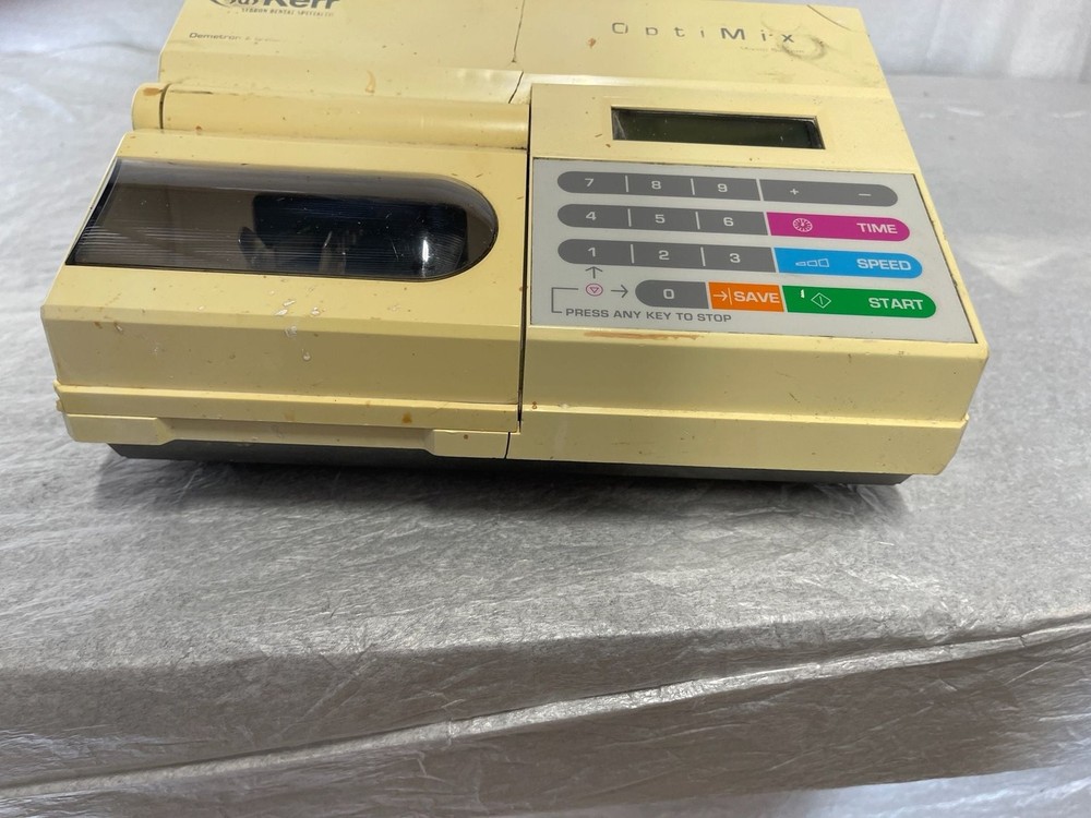 SDS Kerr Demetron OptiMix 100 Computerized Dental Amalgamator Mixing System