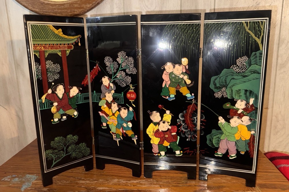 One of a kind 4 panel handcrafted