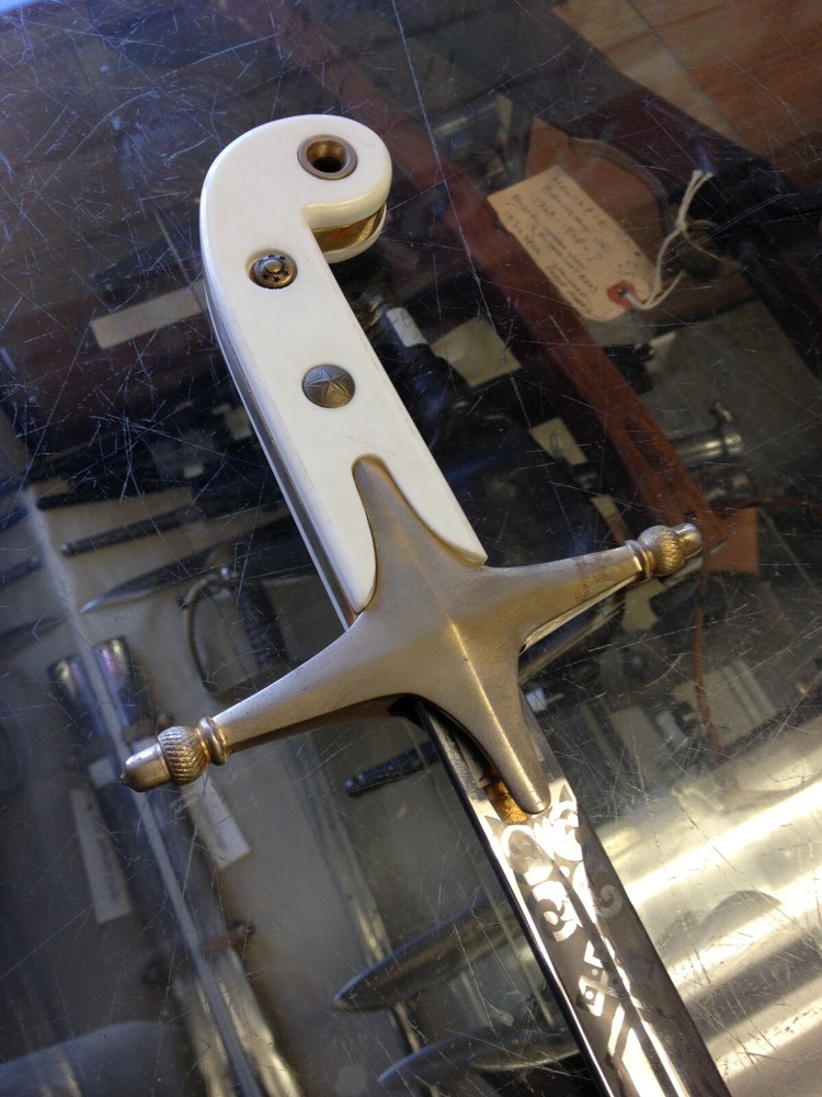 USMC Mameluke Replica Plastic Sword Grips (Pair)