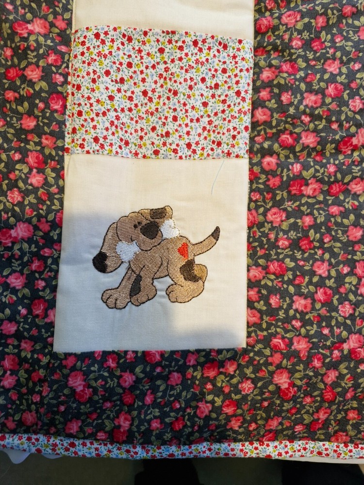 Embroidered blanket with unique design. A real one off purchase.