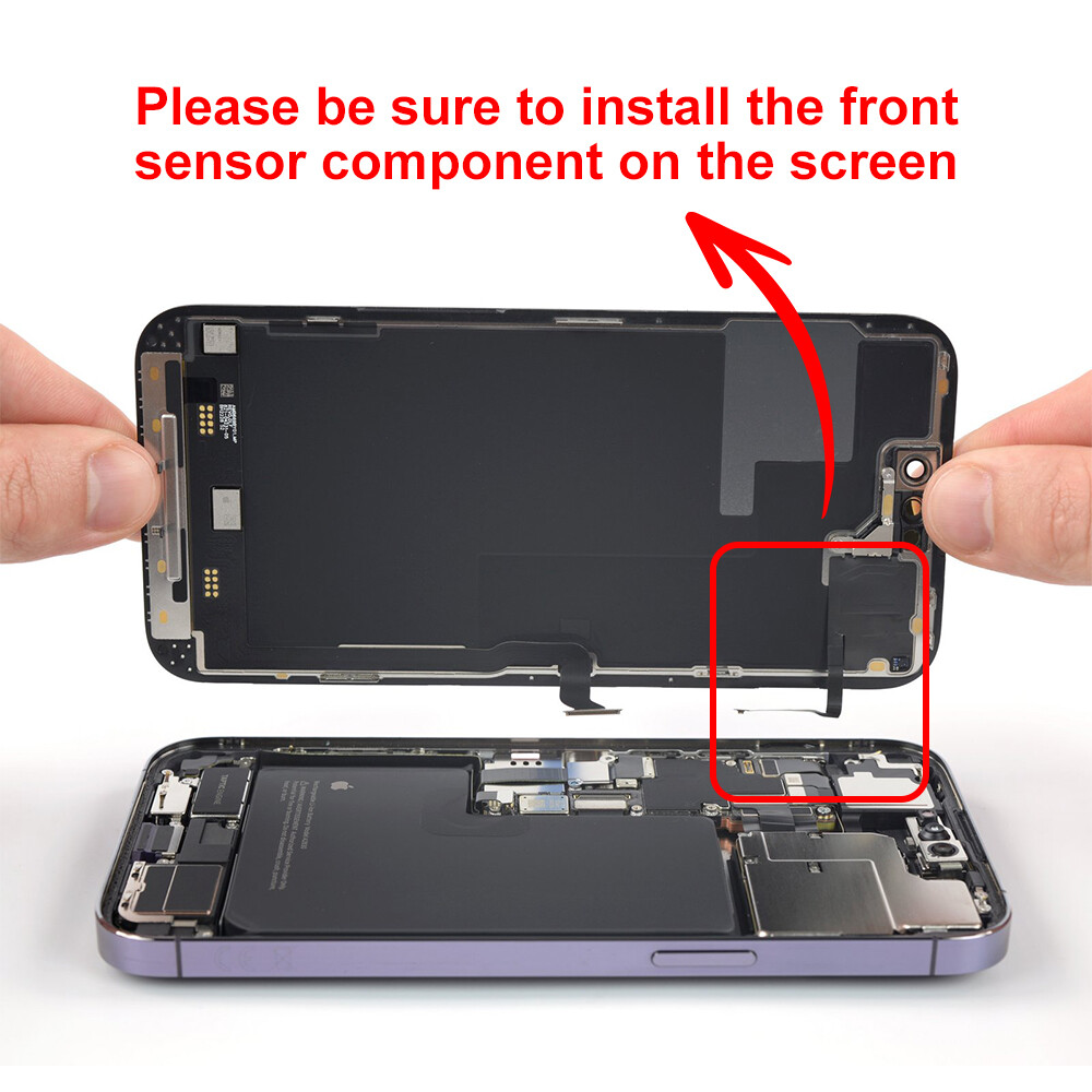USA Soft OLED For iPhone 14 Pro Max LCD Display Screen Replacement Digitizer Lot