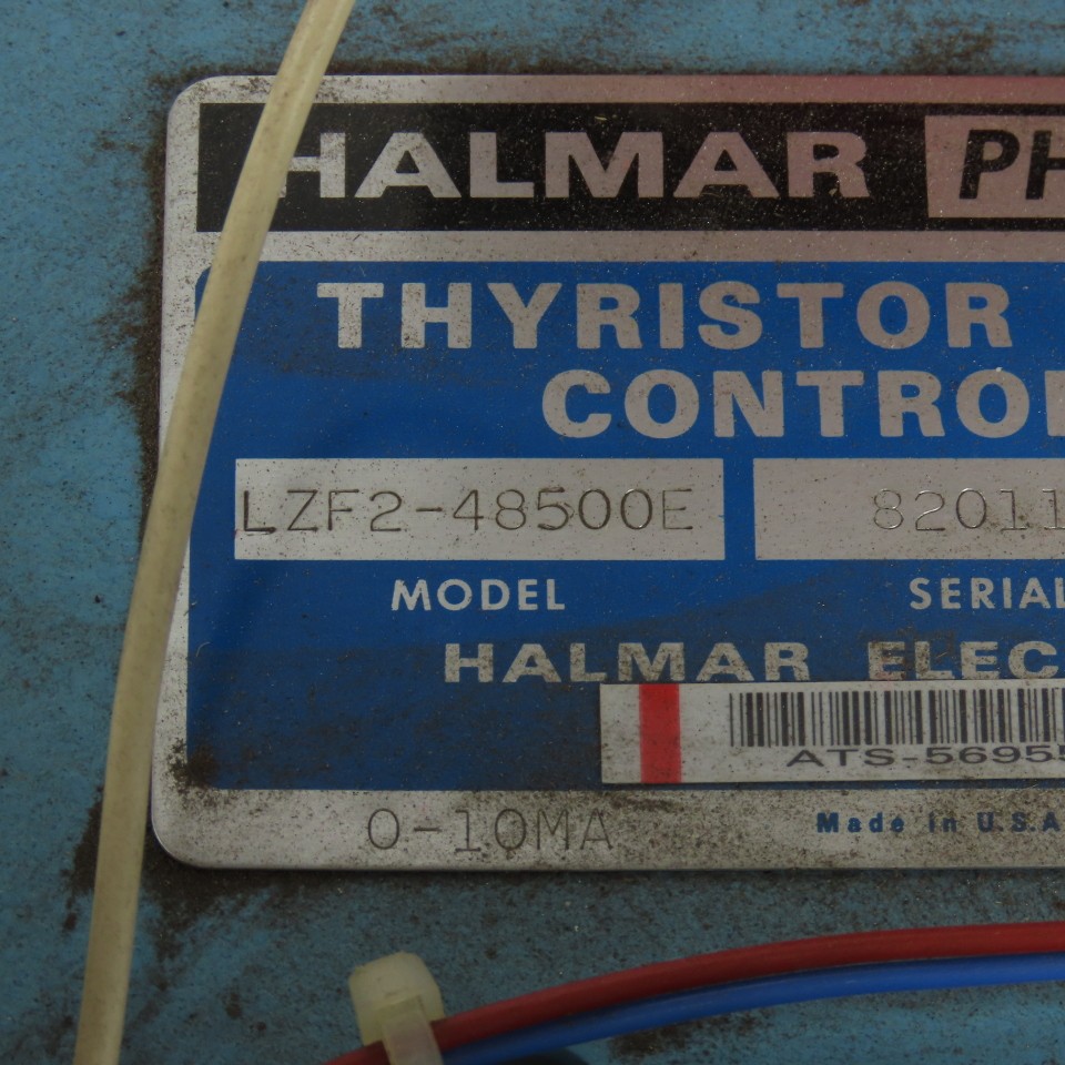 Halmar Electronics LZF2-48500E 480V 500A Thyristor Power Control