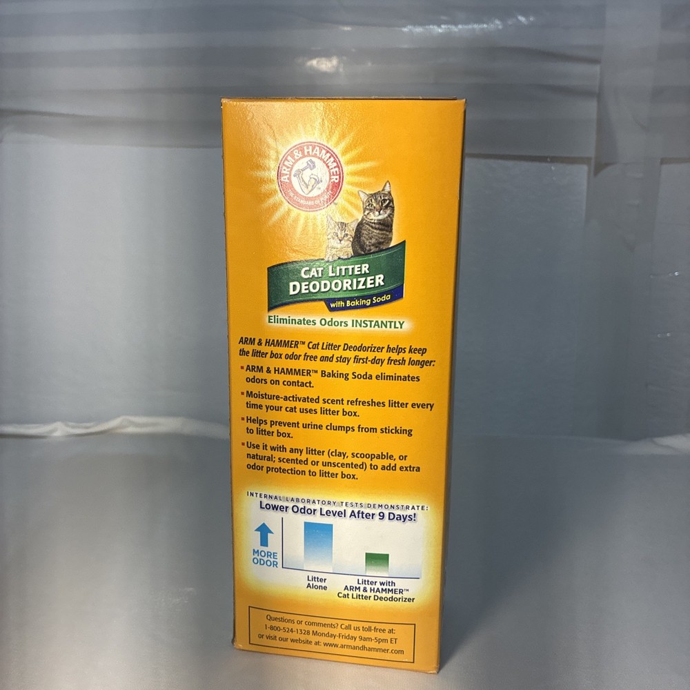 Arm & Hammer Cat Litter Deodorizer Powder Original 30 Ounce