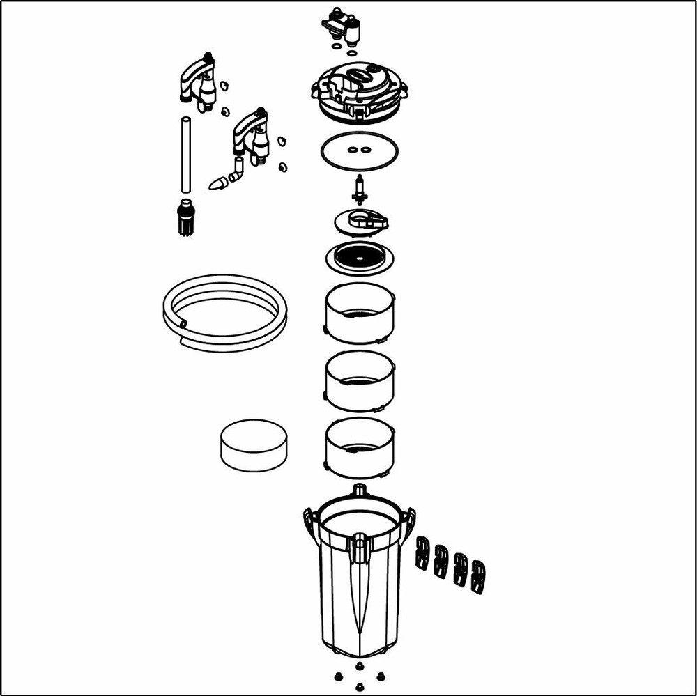Space EKO+ 300 Canister Filter (240 gph) - Sicce