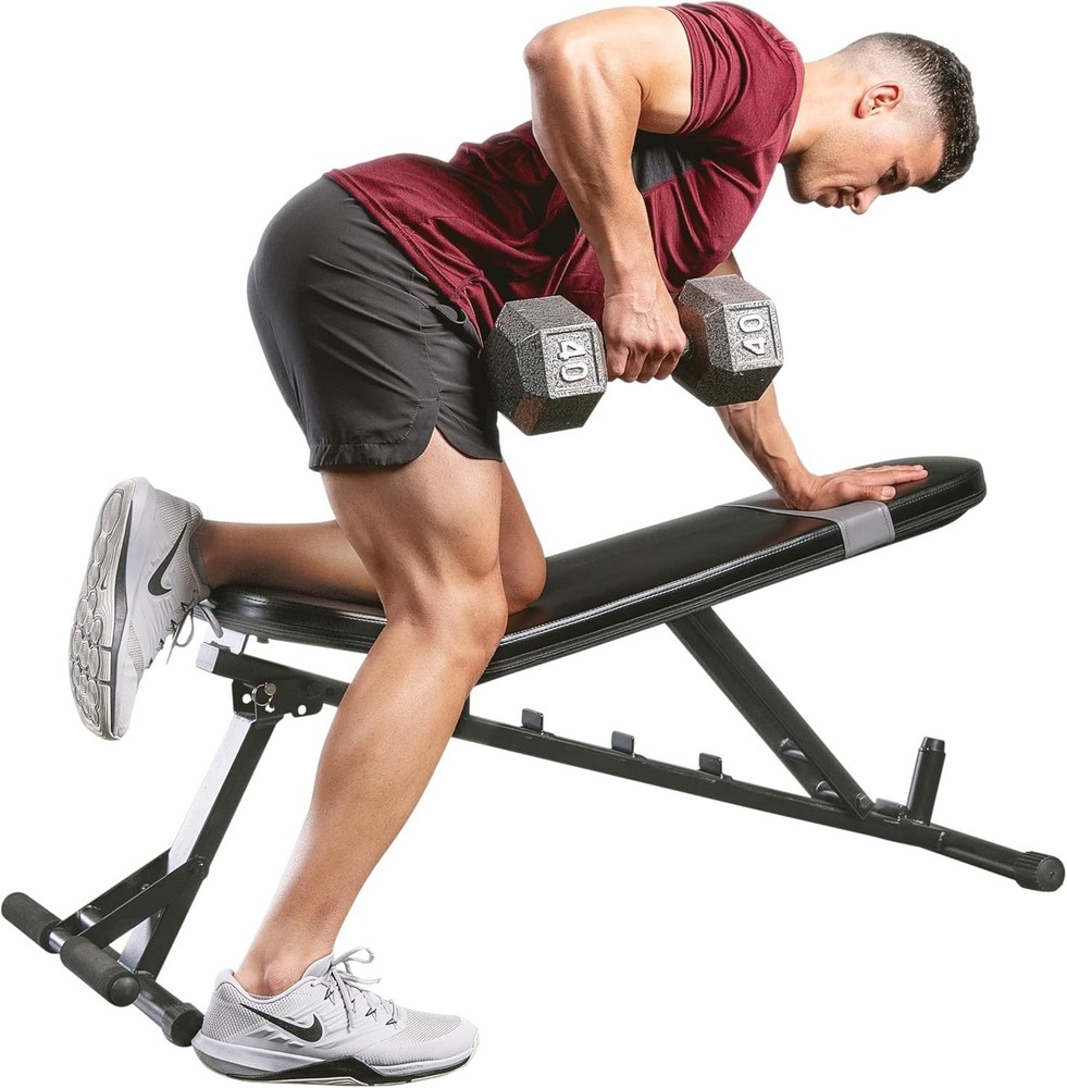 Compact Premium Incline Bench Press Bar Rack Set & Optional Leg Extension