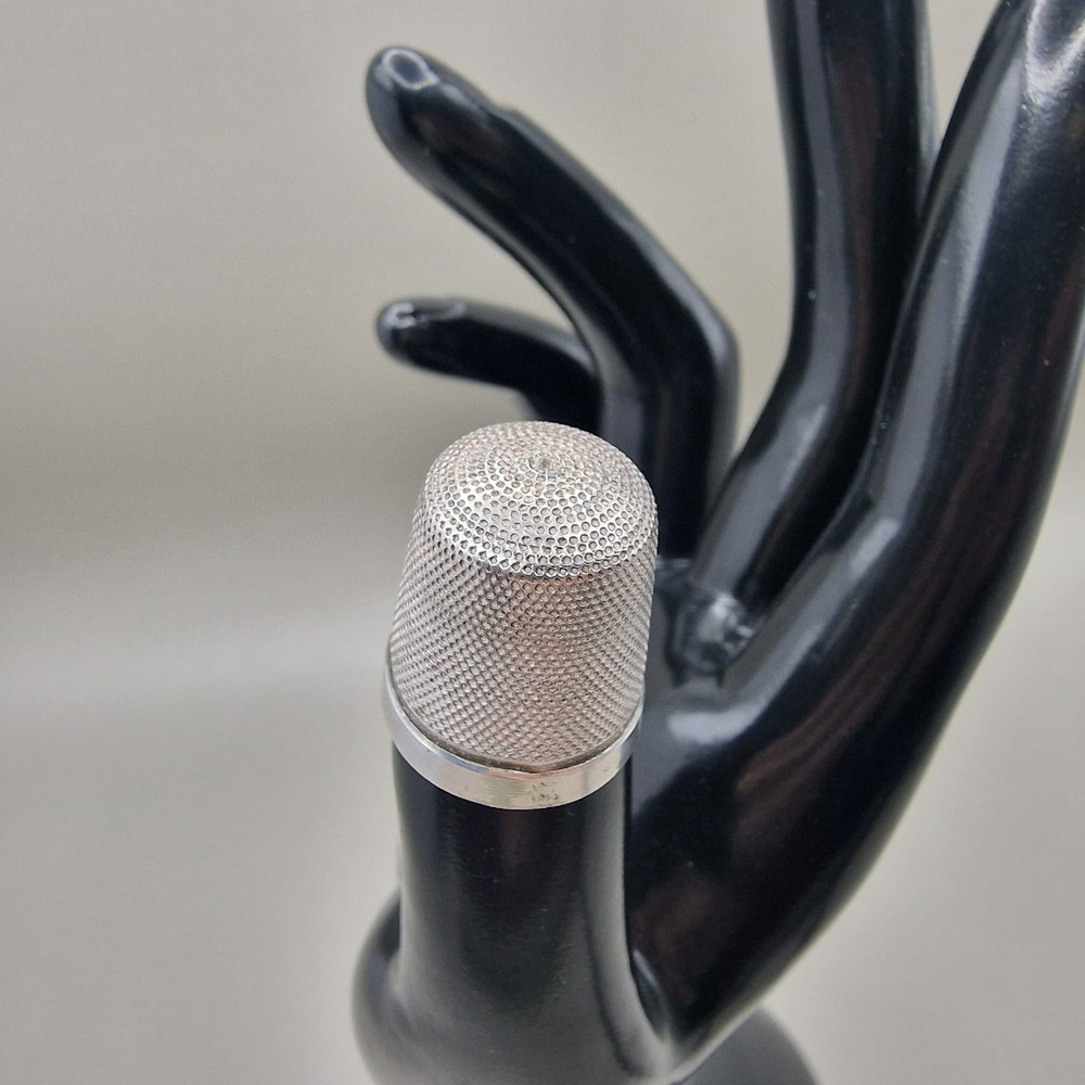Antique/Vintage 8 Sterling Silver Thimble