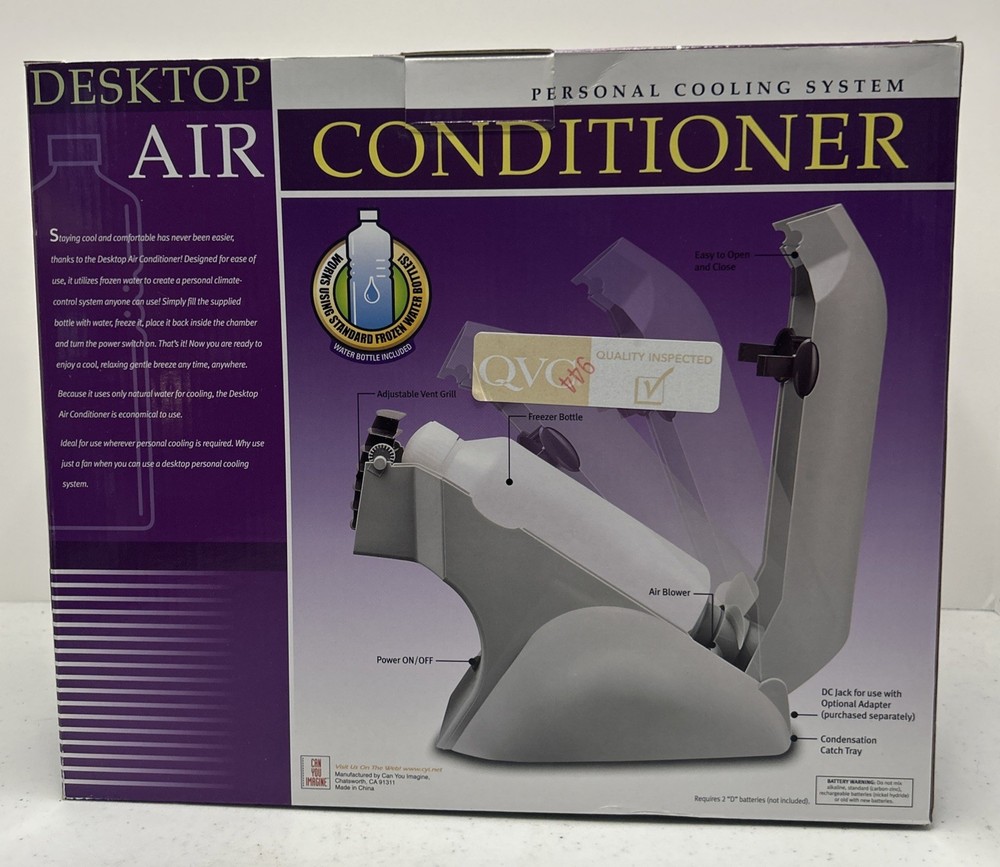 Desktop Air Conditioner Personal Cooling System New Old Stock