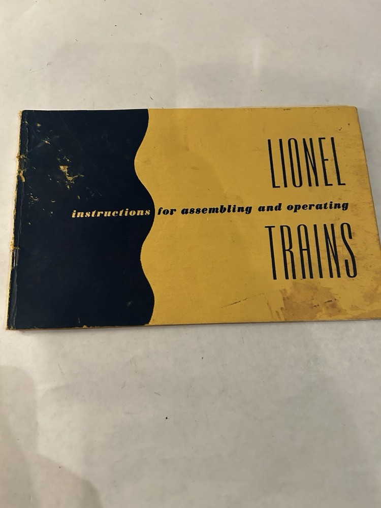 Instructions For Assembling and Operating Lionel Trains - 1952