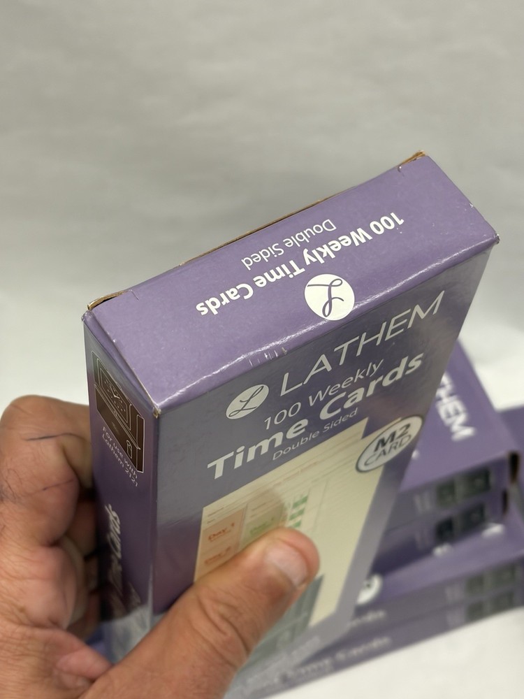 Lathem M2 Time Card For Model 2121 (6 BOXES)