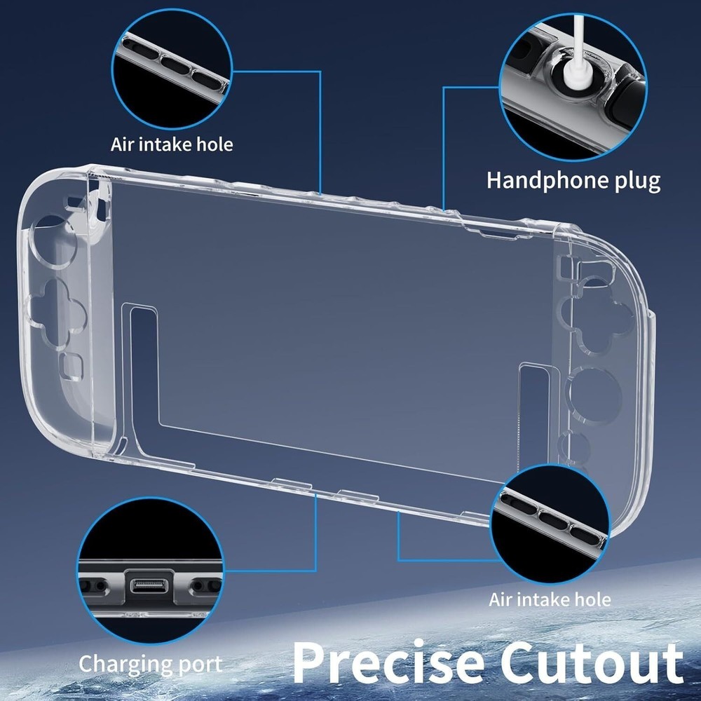 Case For Nintendo Switch 2 Console and Joy-Con Controller with Screen Protector