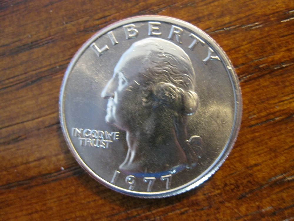 1977 Washington Quarter Dollar Gem BU!