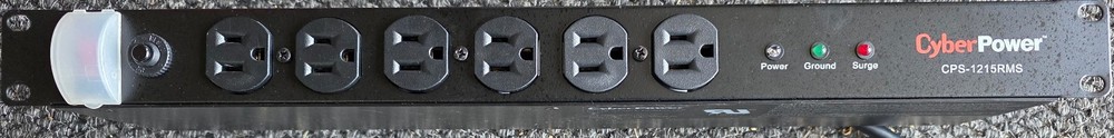 CyberPower CPS-1215RM Rackmount - Black
