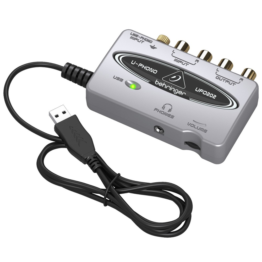 Behringer U-PHONO UFO202 Audiophile USB/Audio Interface