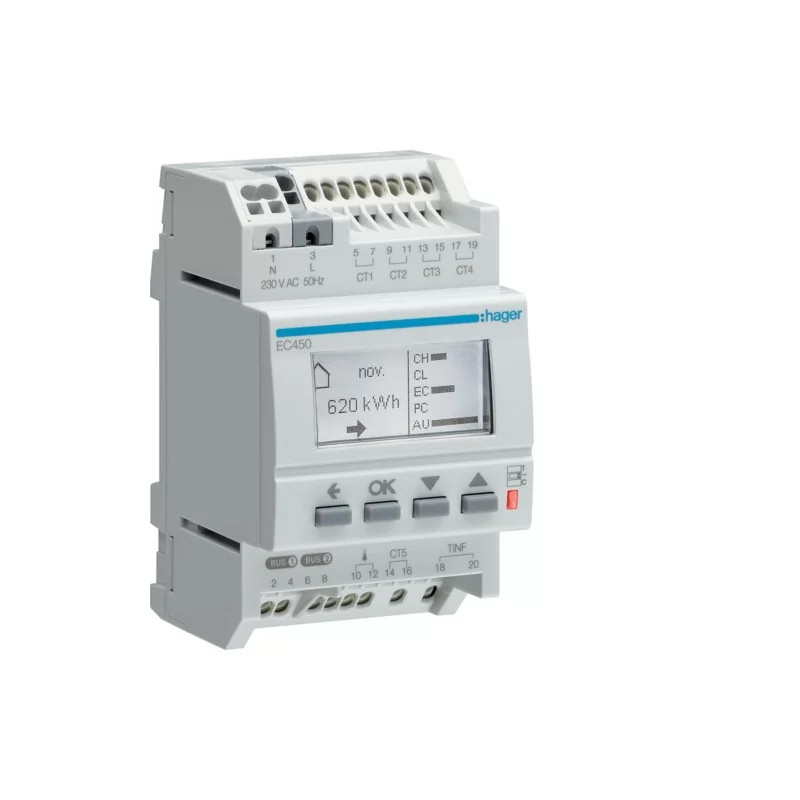 Hager Ec450 Modular Multi-energy Display Rt2012