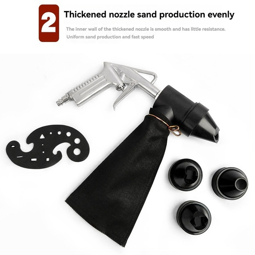 Pneumatic Sandblasting Tool Kit Sand Blasting Machine Set Versatile2969