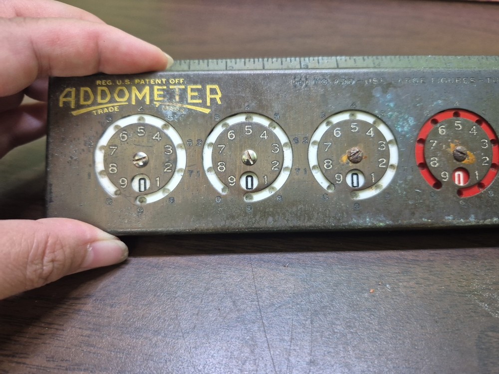 Vintage Addometer Read