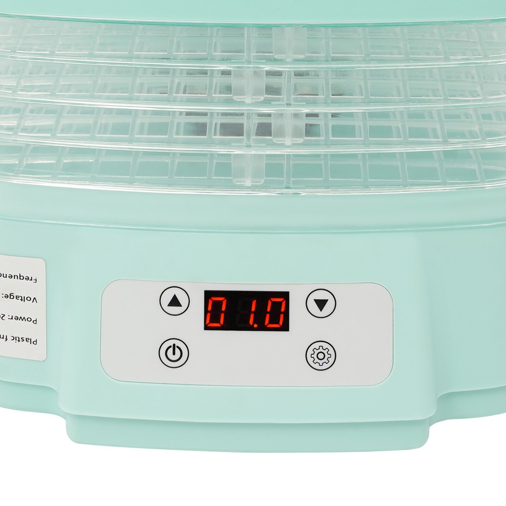 5 Trays Food Dehydrator Machine 200W Adjustable Timer Fruit Drying Machine 200W